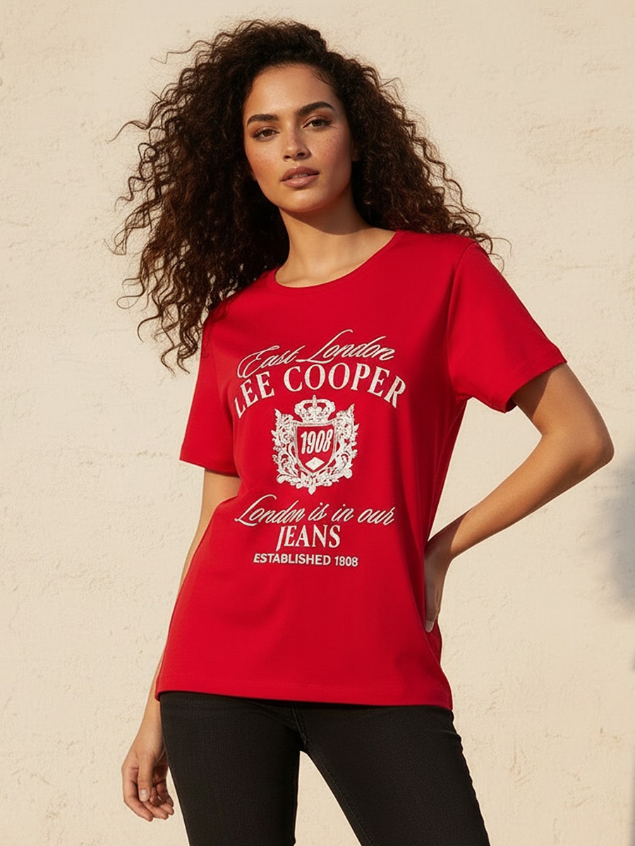 Relaxed Fit Cotton T-Shirt  with Print