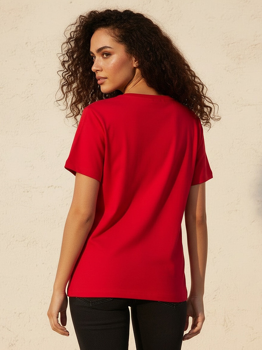 Relaxed Fit Cotton T-Shirt  with Print