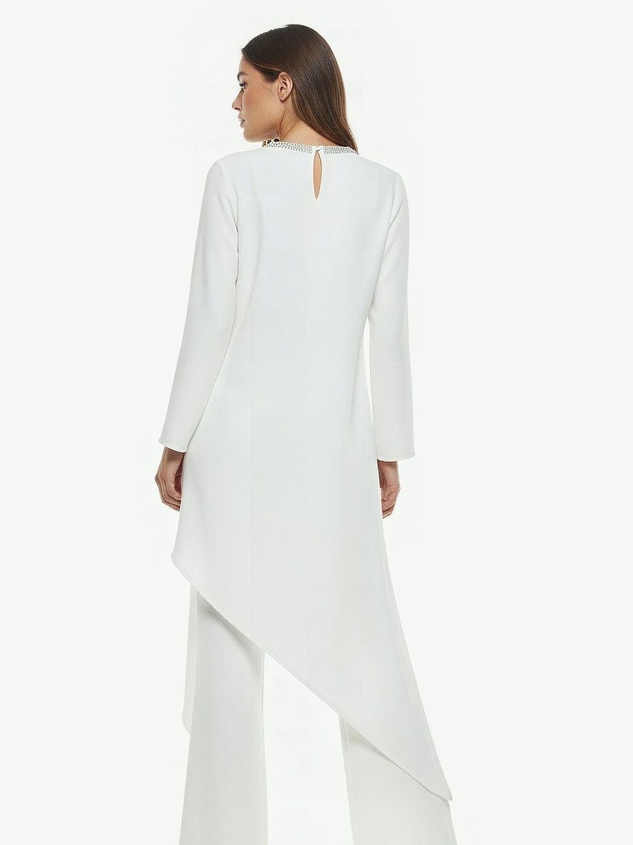 Asymmetric Tunic with Embellishment