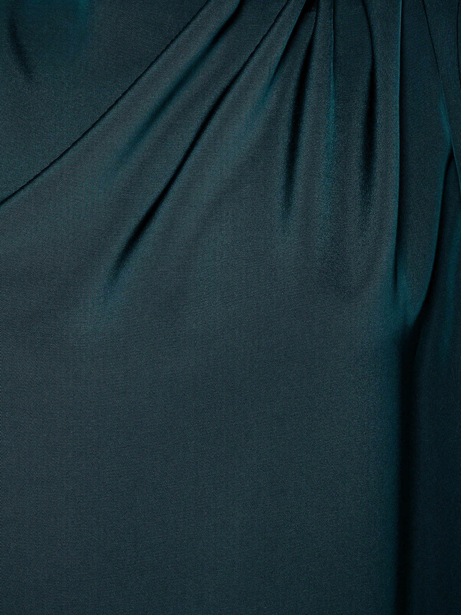 Drape Top with Crew Neck
