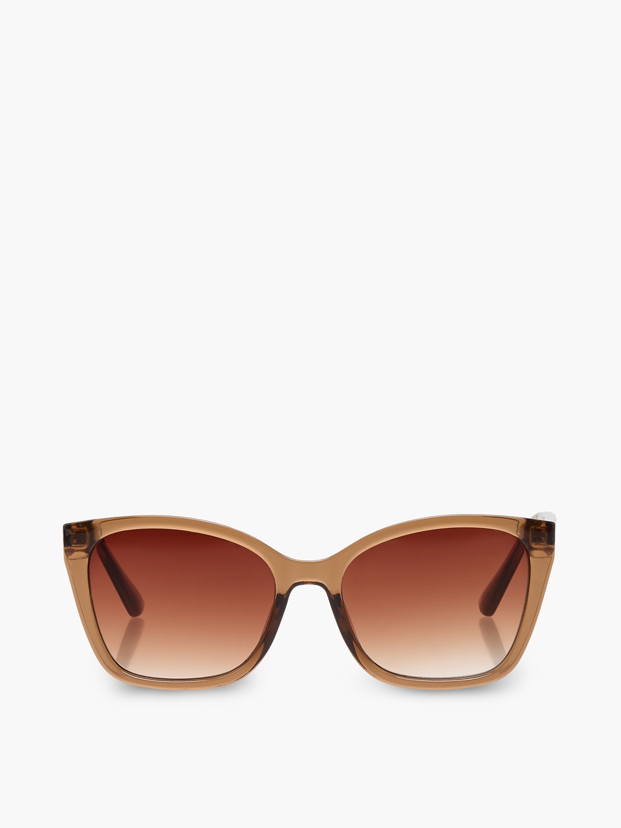 UV Protection Brown Lens Square Sunglasses