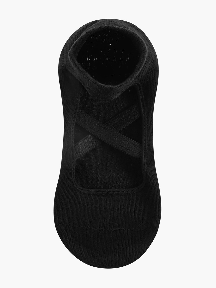 Pack of 2 Yoga Footie Cotton Socks