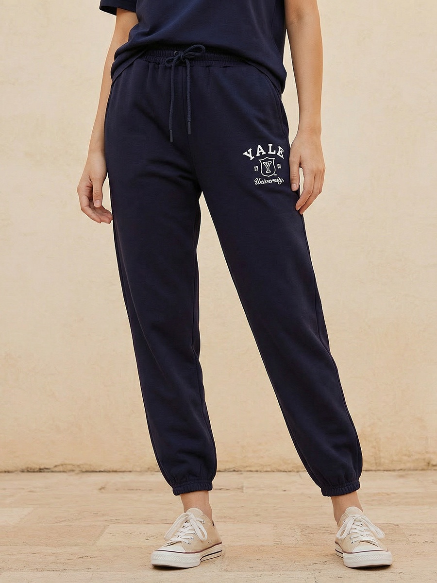 Yale University Mid-Rise Joggers Drawstring Closure