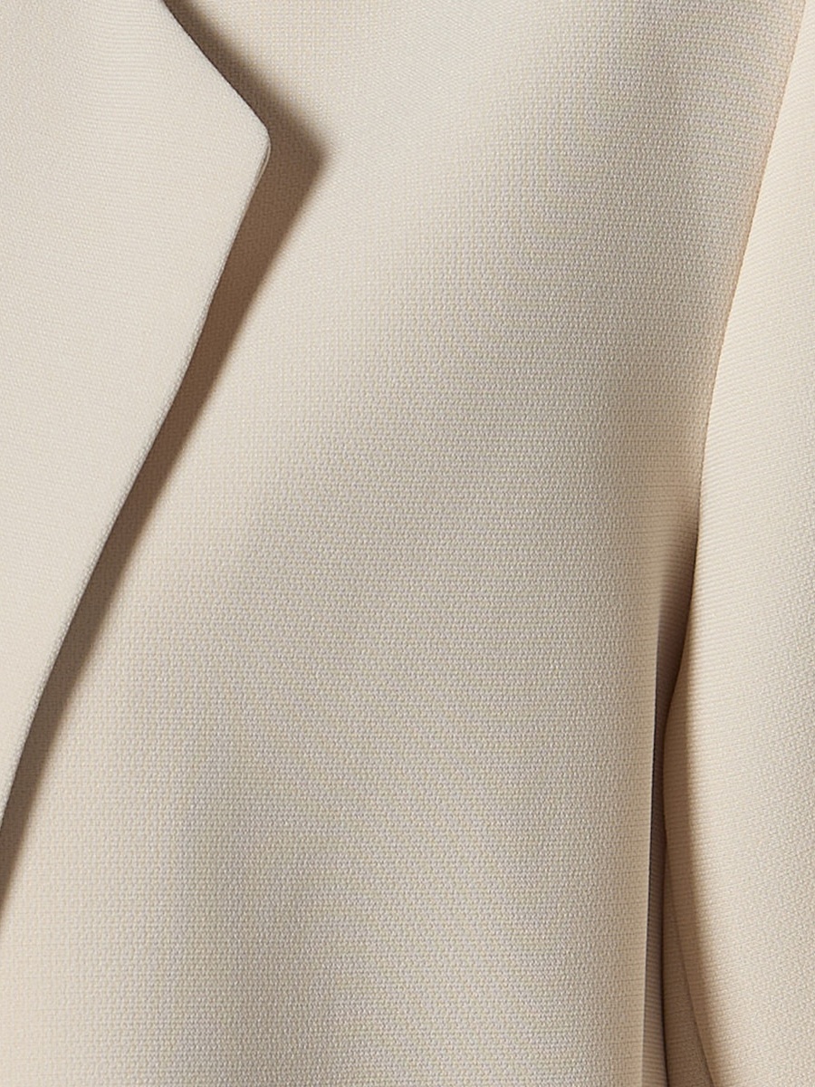 Longline Blazer with Rolled Cuff