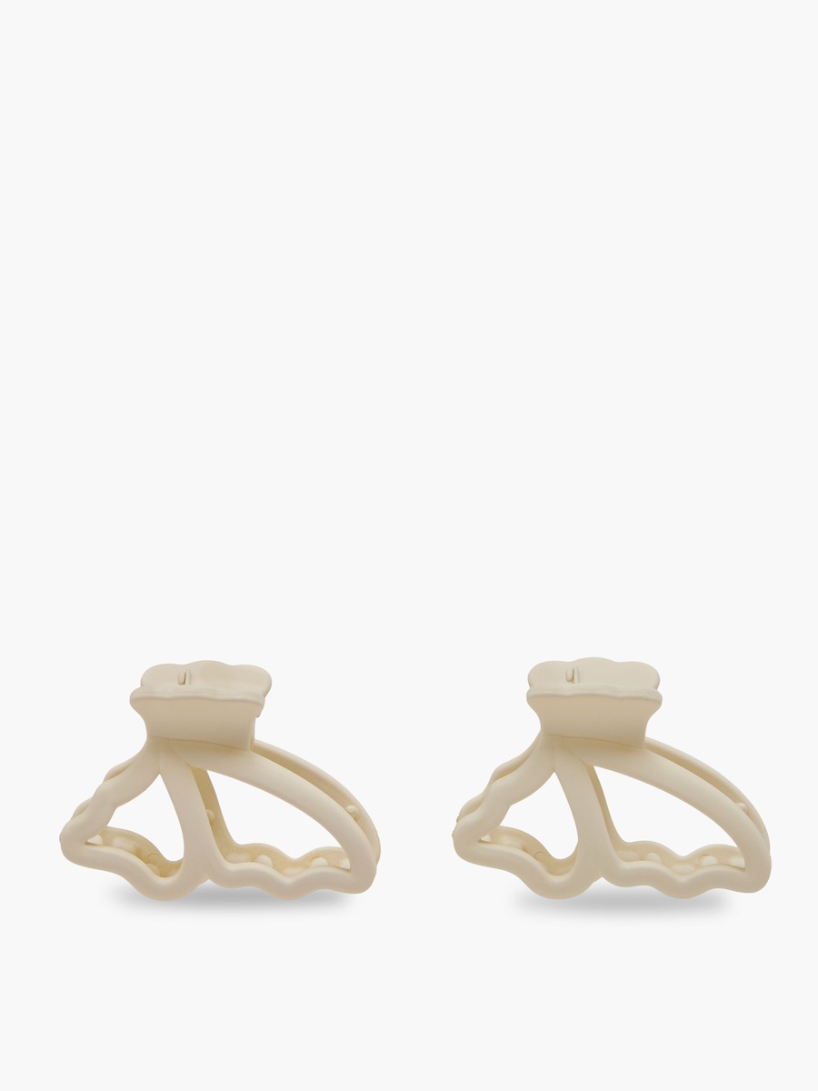 Pack of 8 Butterfly Hair Clamp with Matte Finish