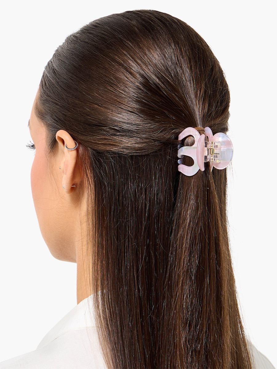 Pack of 3 Octopus Shape Hair Clamps with Iridescent Design