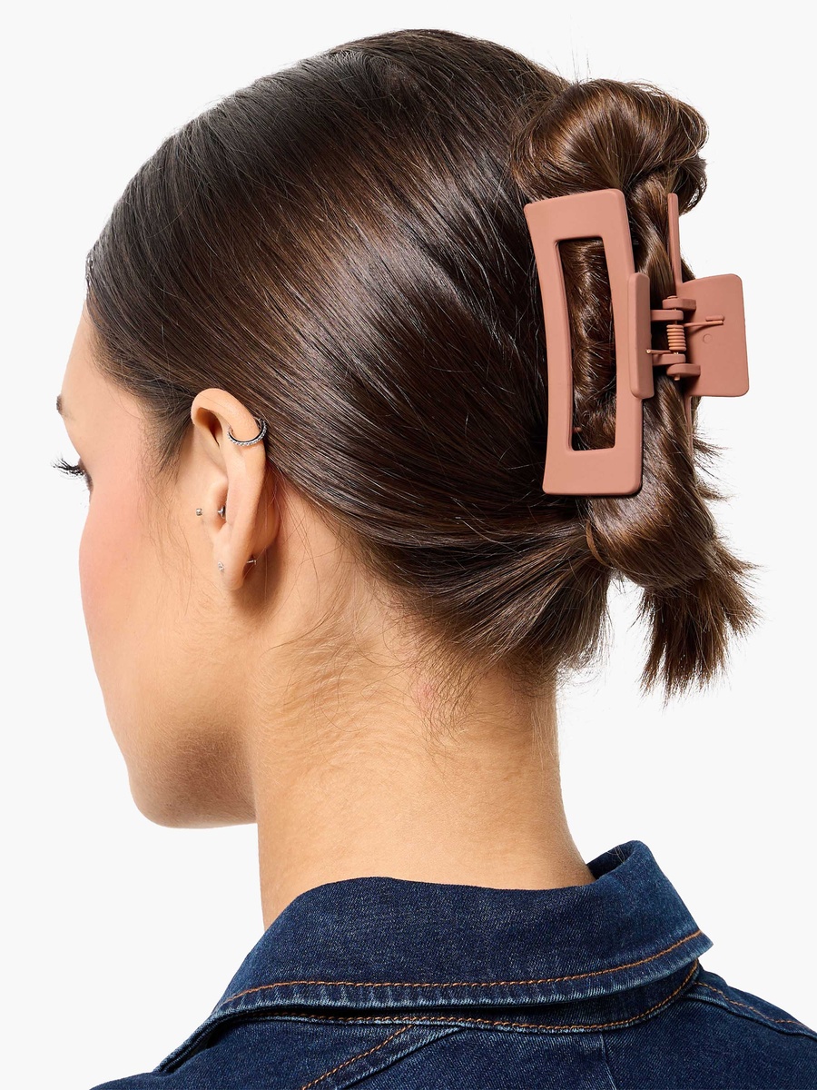 Pack of 2 Rectangular Shape Hair Clamps