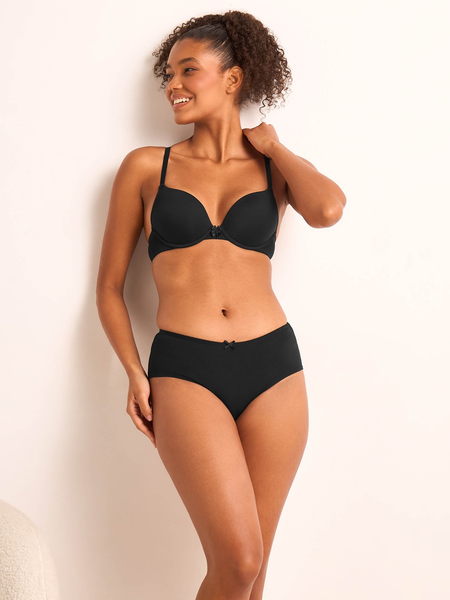Set of 5 - Bikini Briefs with Bow Applique