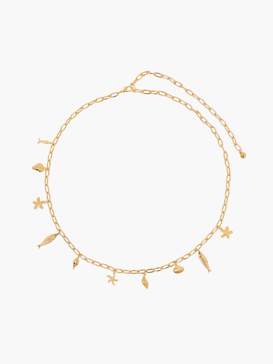 Gold Tone Jewellery Belt with Lobster Clasp Closure