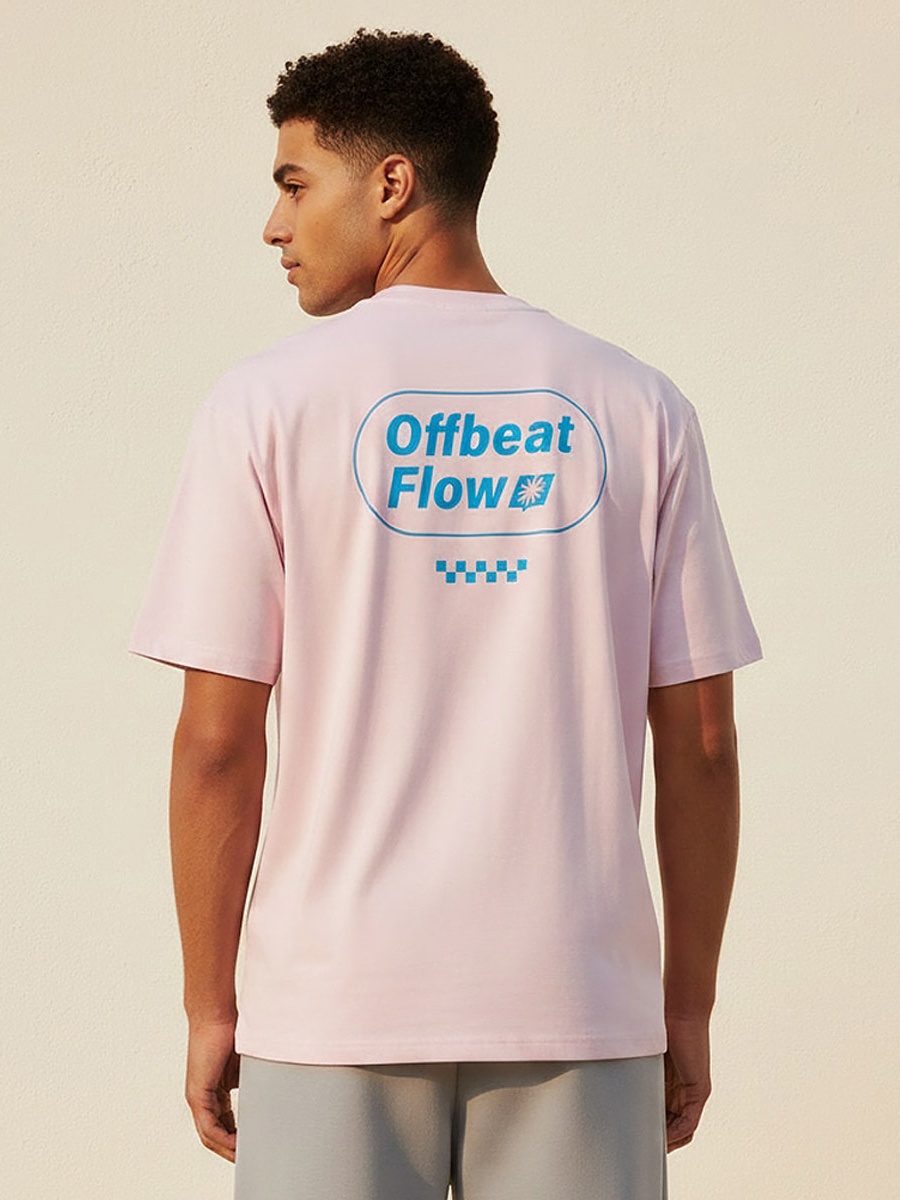 Men Regular Fit Crew Neck Short Sleeve Printed T-Shirt 