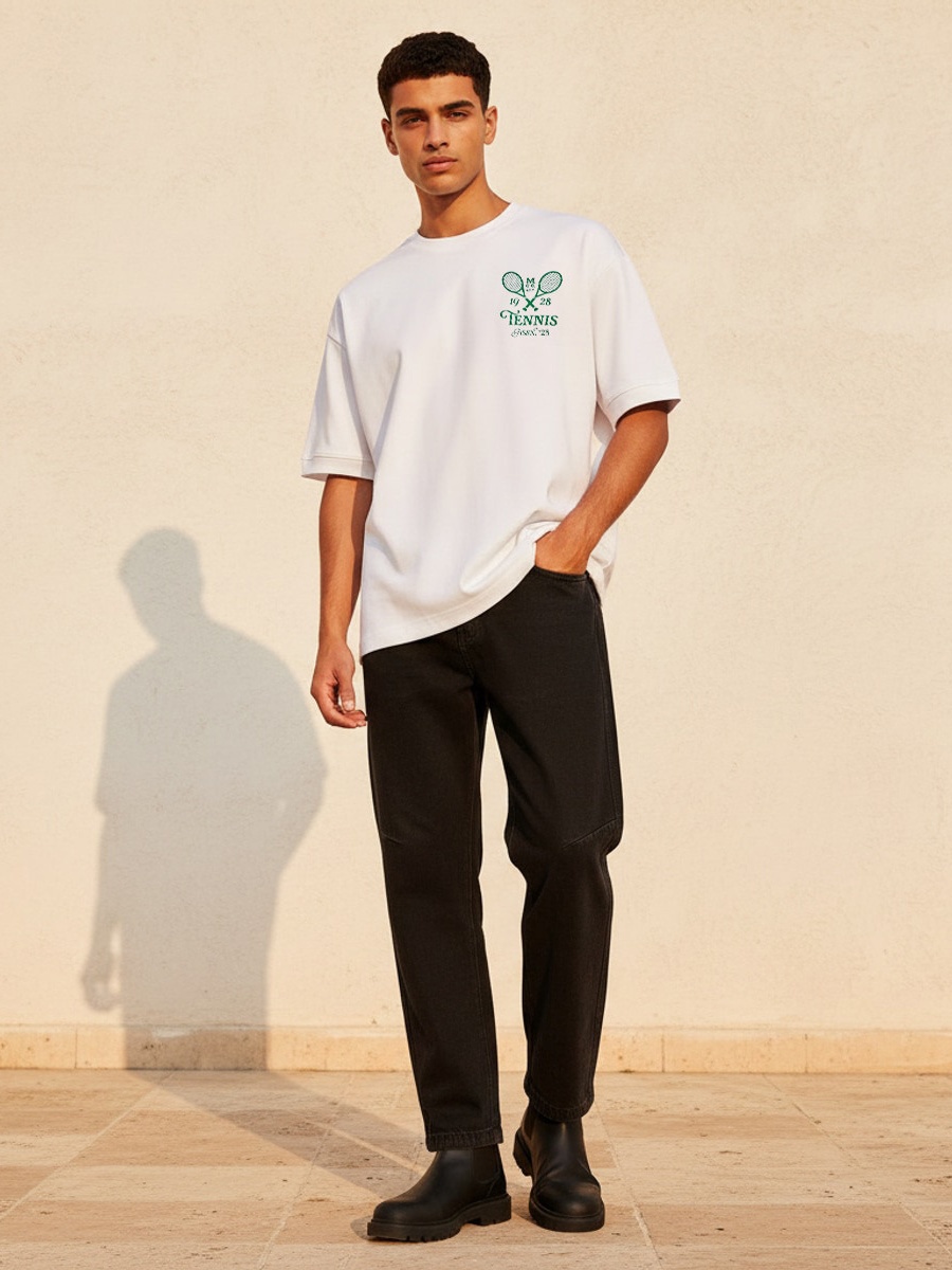 Mickey Mouse Men Regular Fit Crew Neck Short Sleeve T-Shirt 