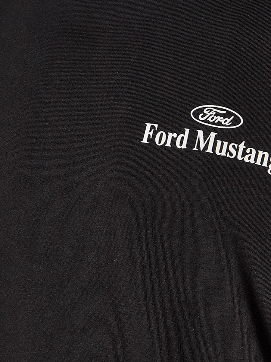 Ford Mustang Men Regular Fit Crew Neck Short Sleeve T-Shirt 