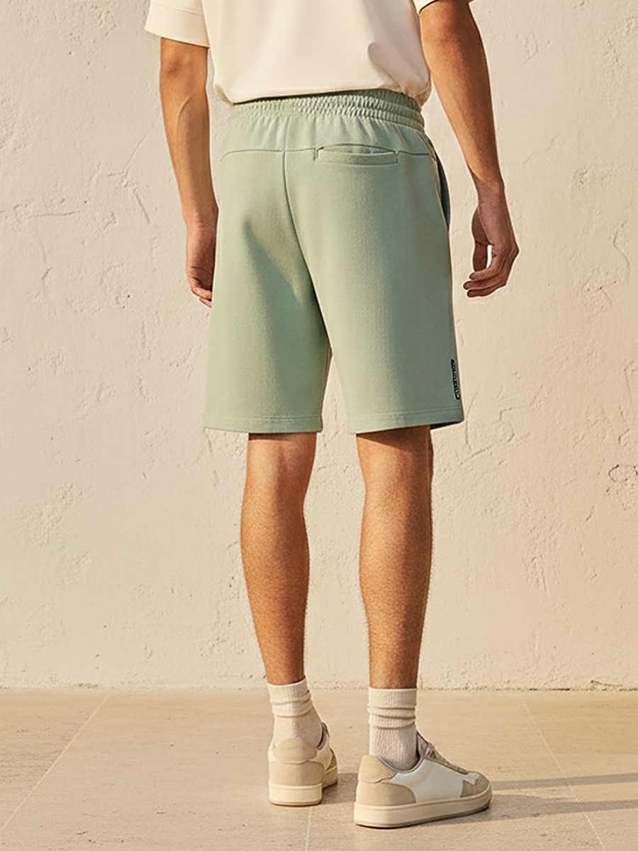 Men Performance Perforated Panel Shorts
