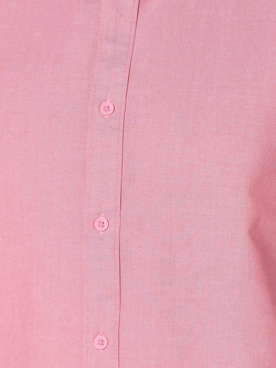 Men Regular Fit Collared Short Sleeves Oxford Shirt