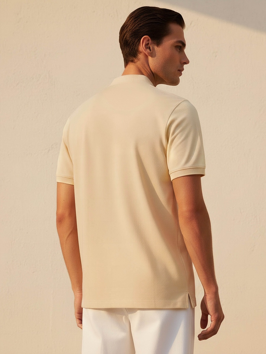 Men Short Sleeve Polo T-Shirt 