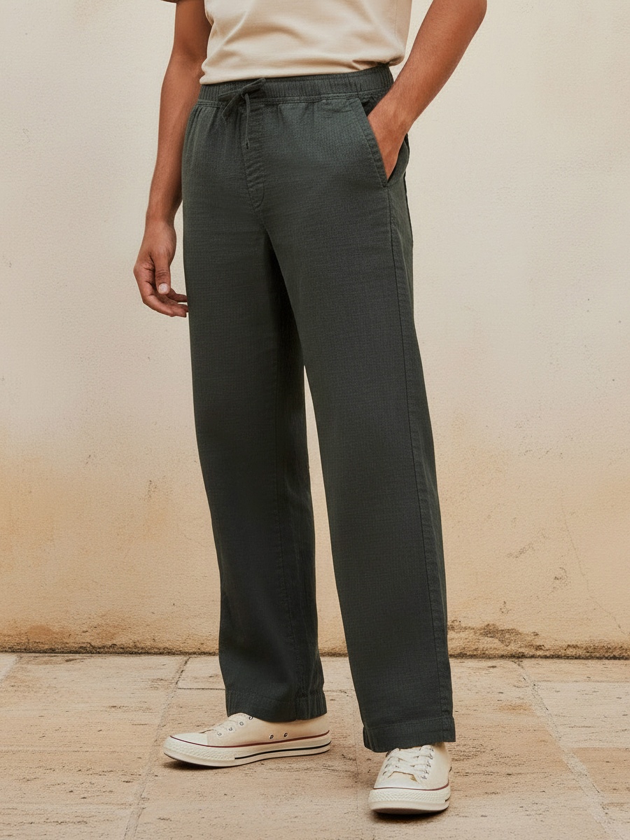 Men Regular Fit Trousers