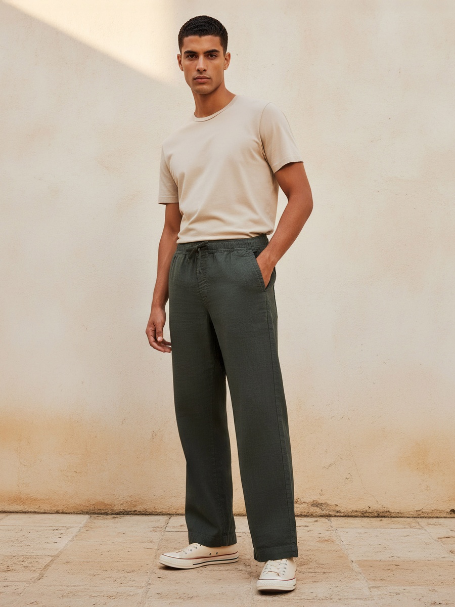 Men Regular Fit Trousers