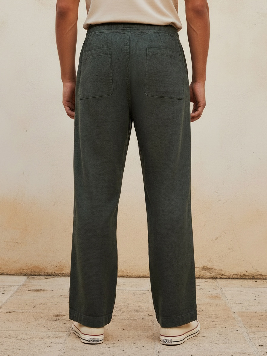 Men Regular Fit Trousers