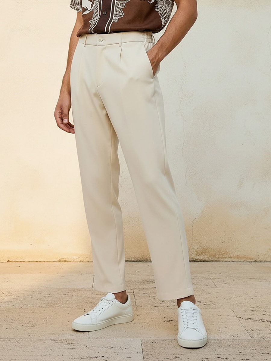 Men Regular Fit Trousers