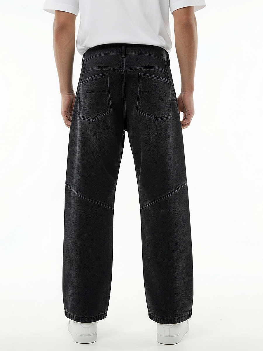 Men Flared Mid-Rise Panelled Jeans