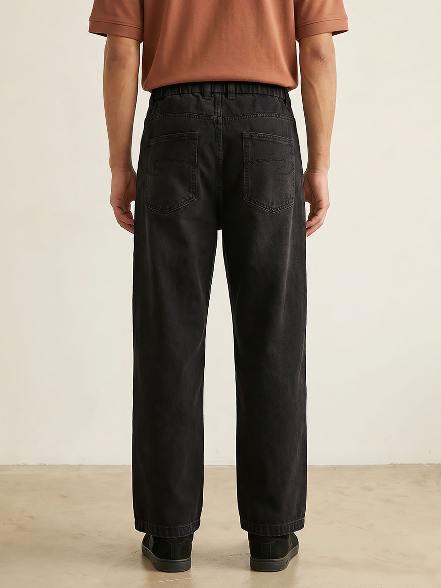 Men Straight Fit Mid-Rise Jeans