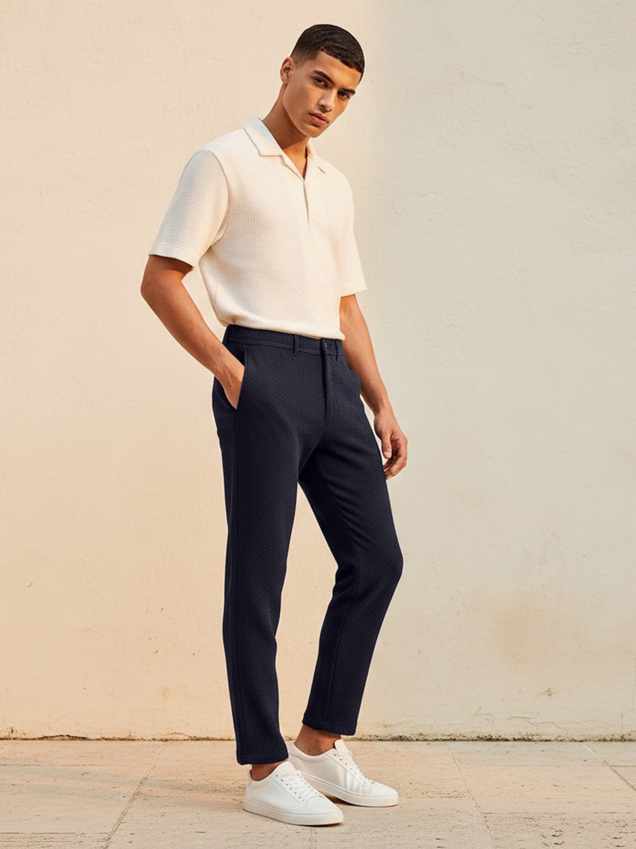 Men Regular Fit Trousers