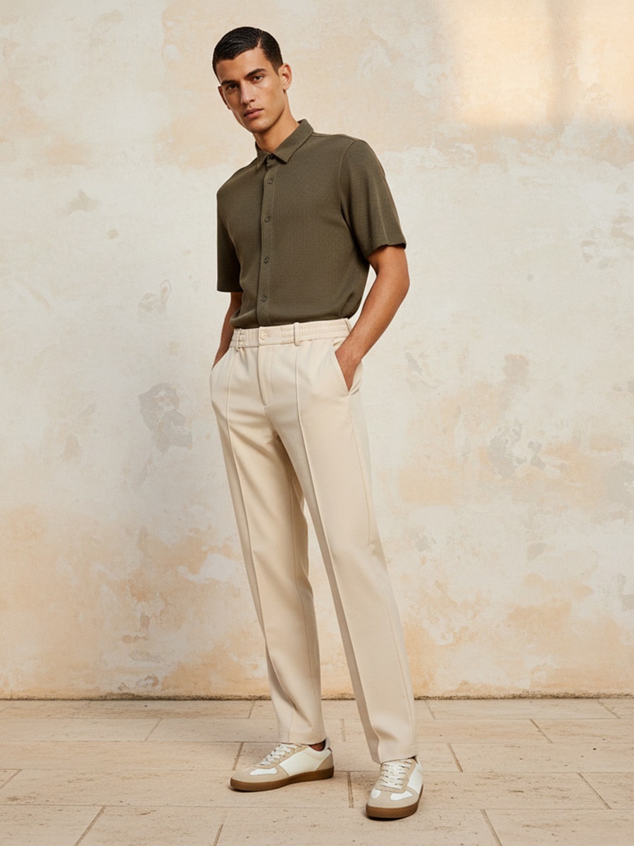 Men Slim Fit Trousers