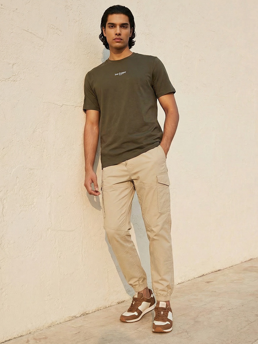 Men Baggy Fit Cargo Joggers