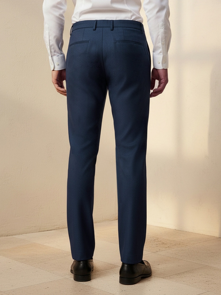 Men Slim Fit Formal Trousers