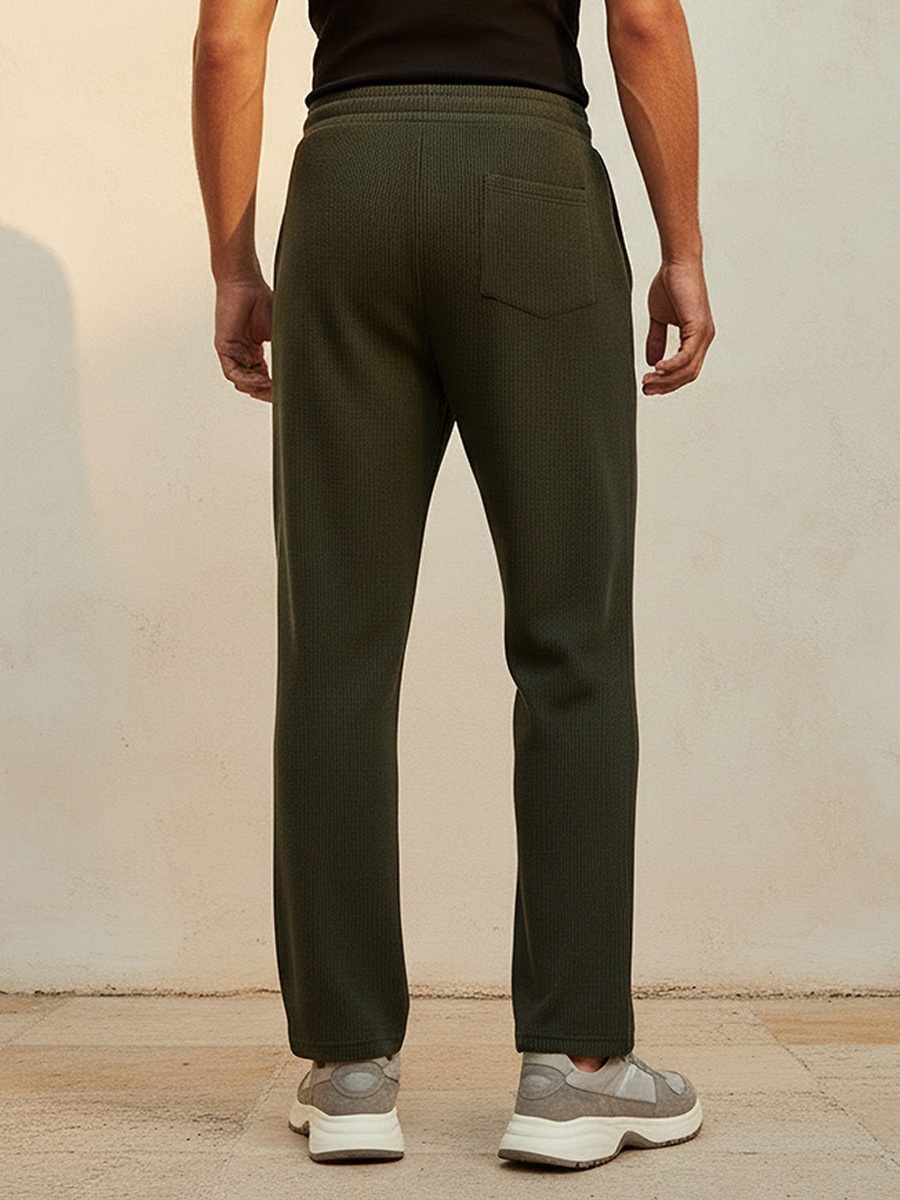 Men Textured Pyjamas