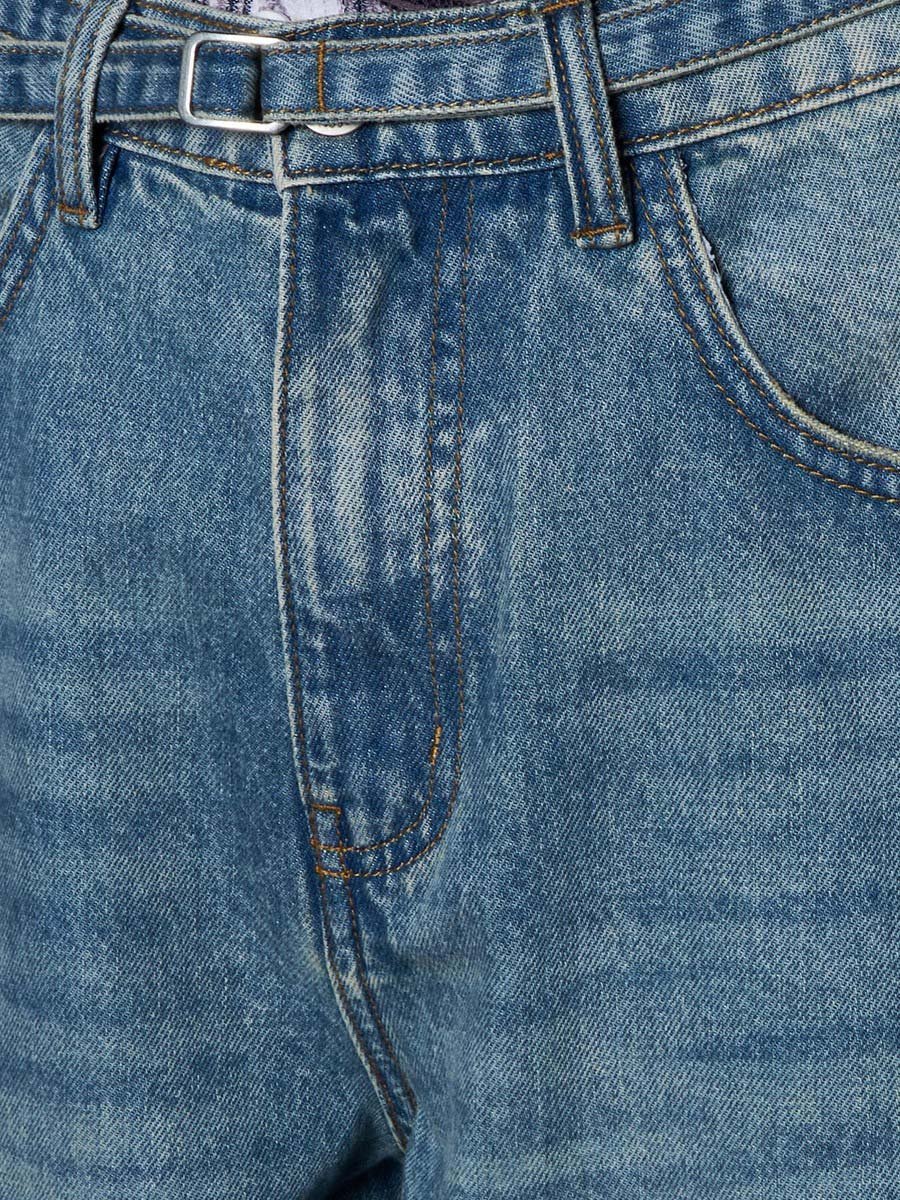 Men Baggy Fit Panelled Jeans