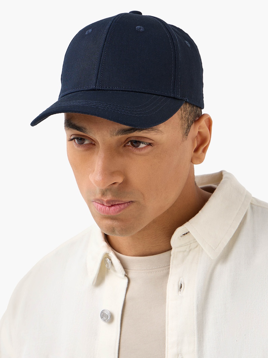 Men Cap with Buckled Strap Closure