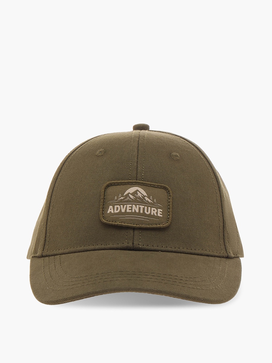Men Cap with Applique Detail