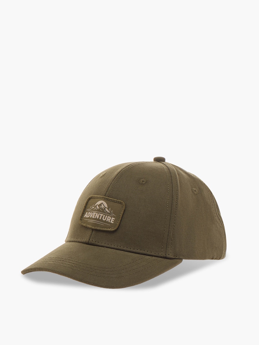 Men Cap with Applique Detail