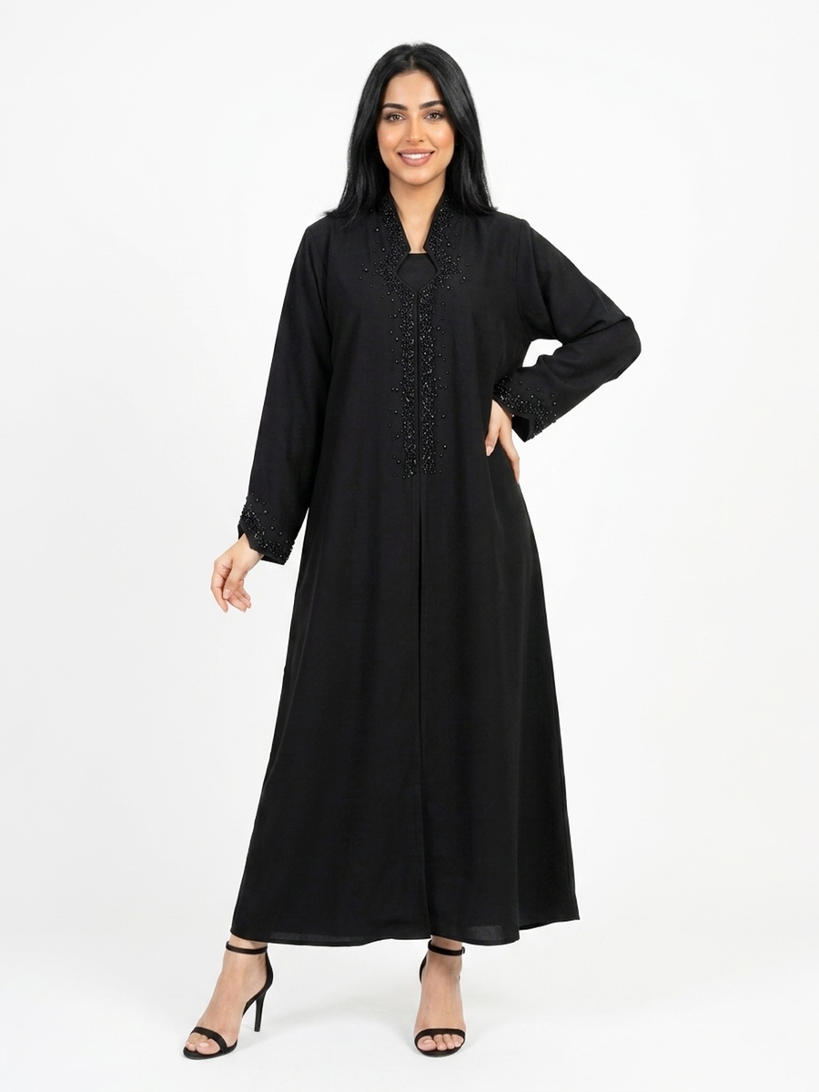 عباية ملفوفة مزينة