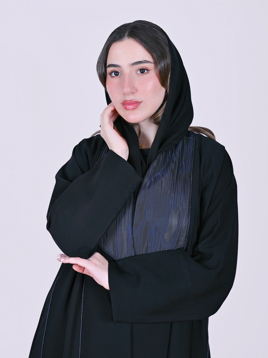 عباية بتفاصيل جاكار منقوش