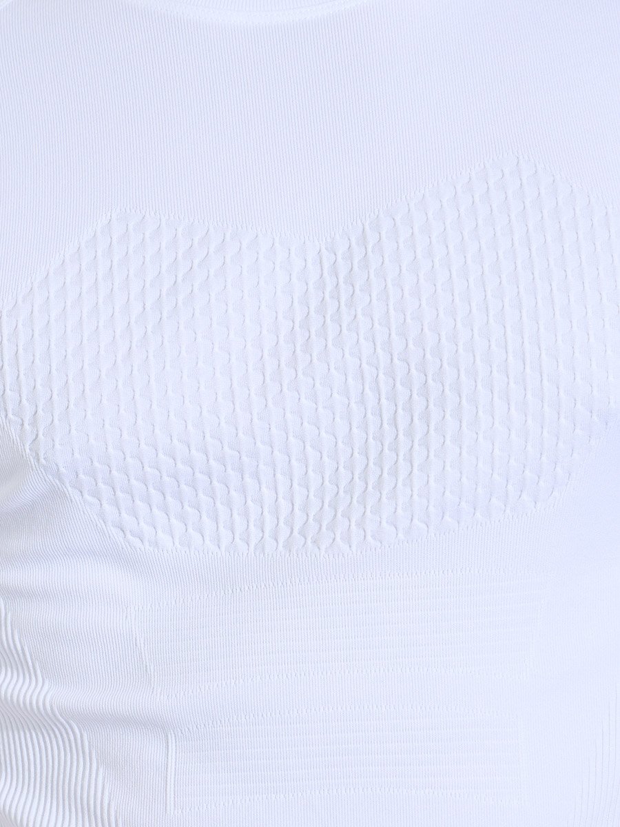 Men White Raglan Sleeve Body Shapewear