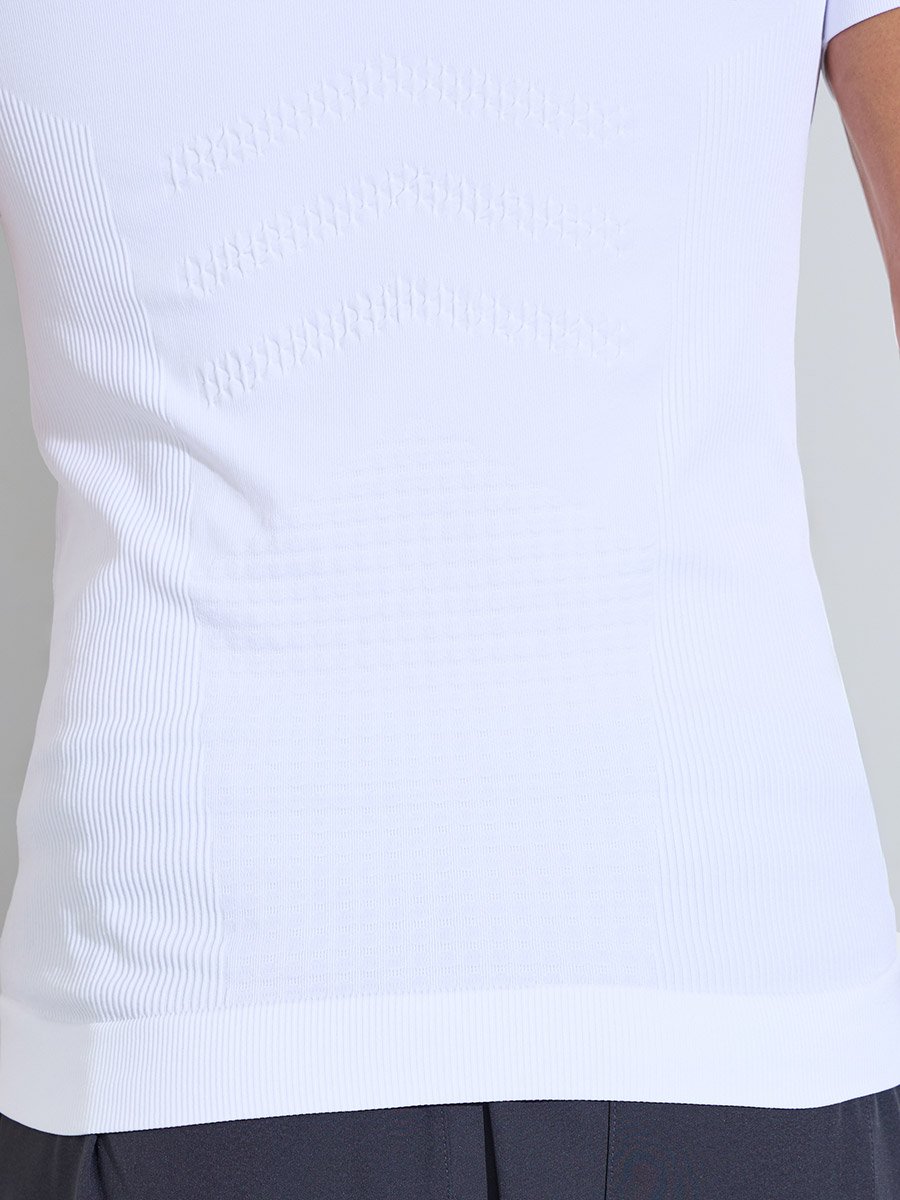 Men White Raglan Sleeve Body Shapewear