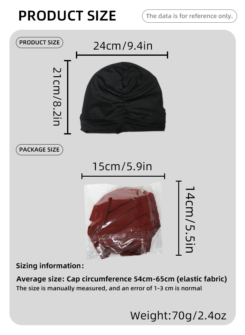 Grey Plain Turban Hijab