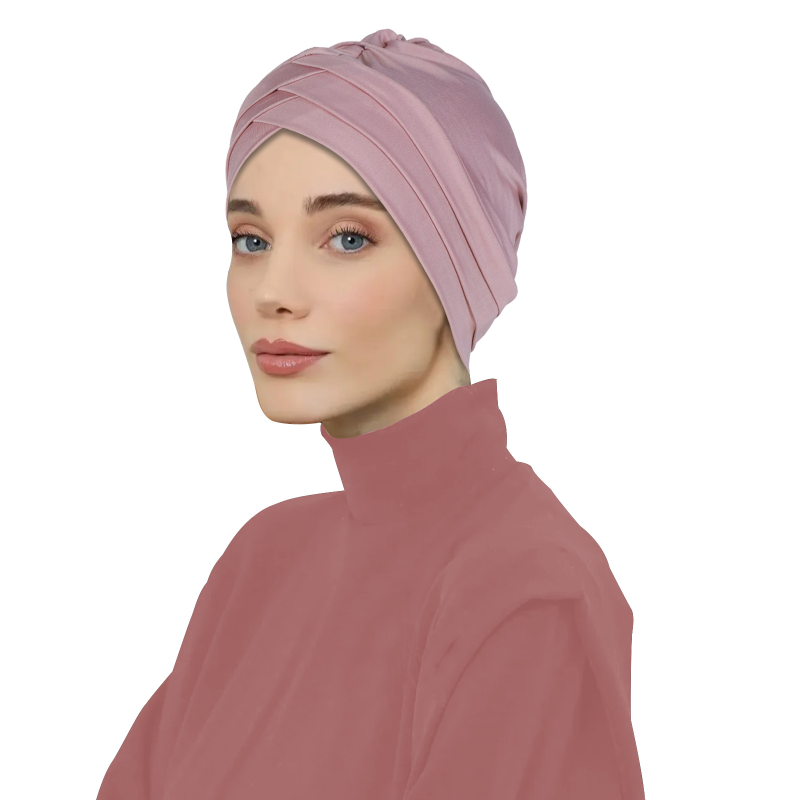 Light Pink Turban Hijab