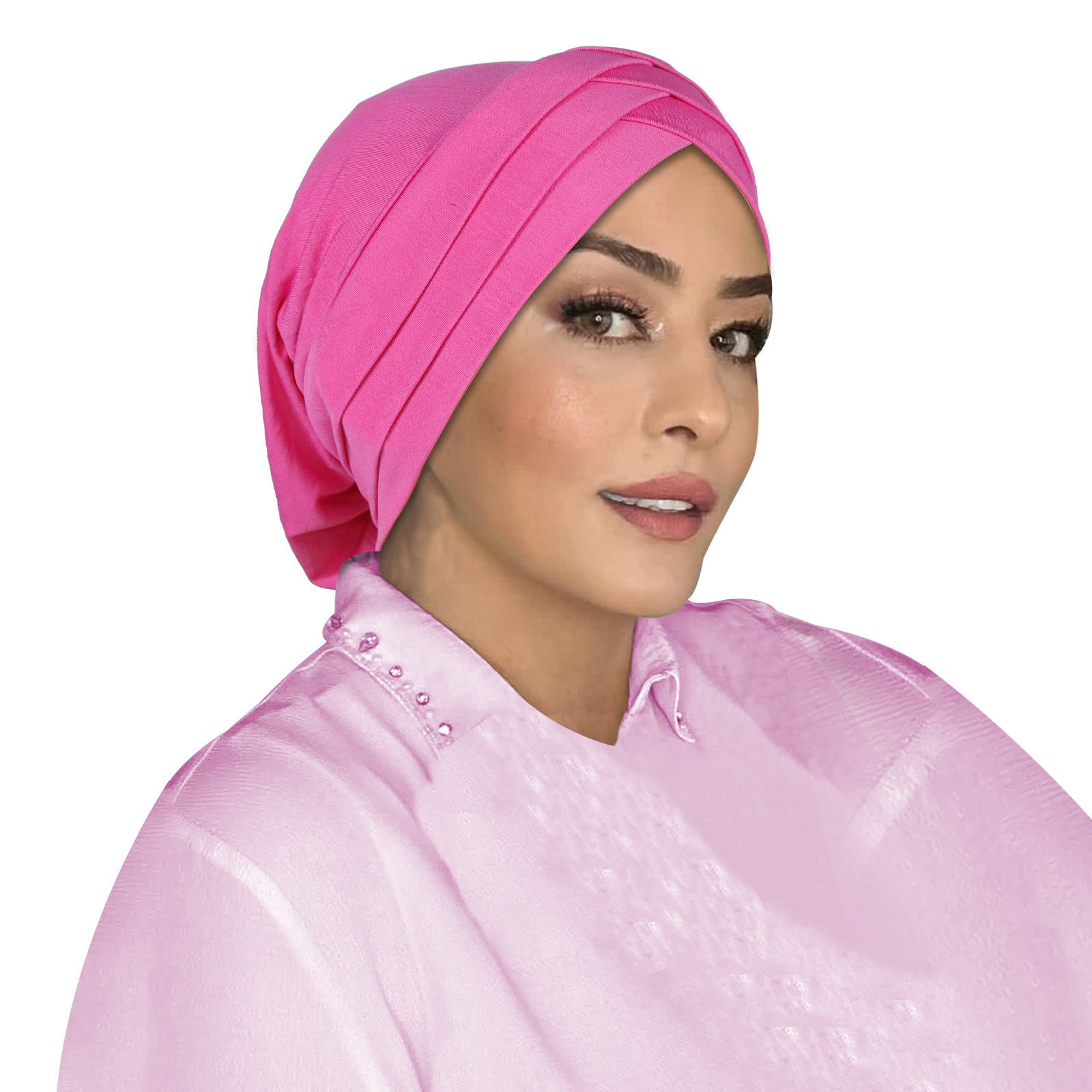 Pink Turban Hijab