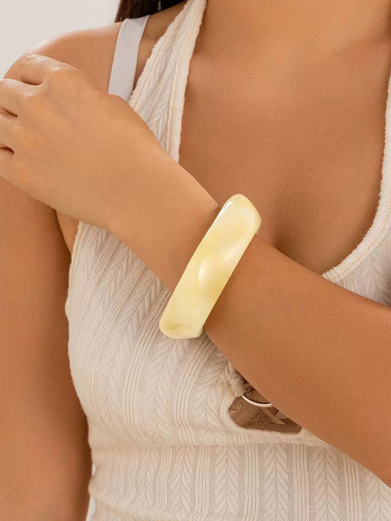 Irregular Resin Bangle