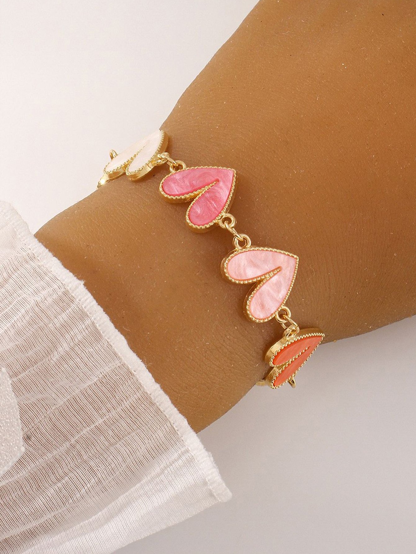 Heart Charm Bracelet