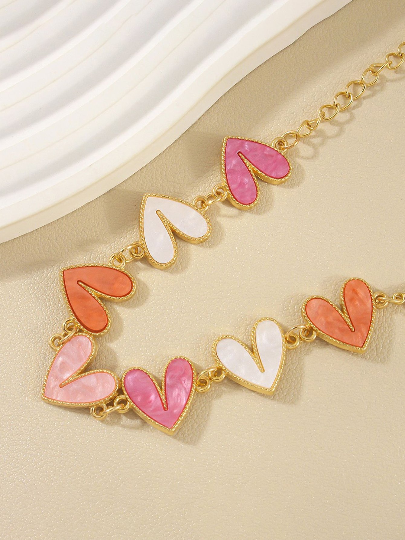 Heart Charm Bracelet
