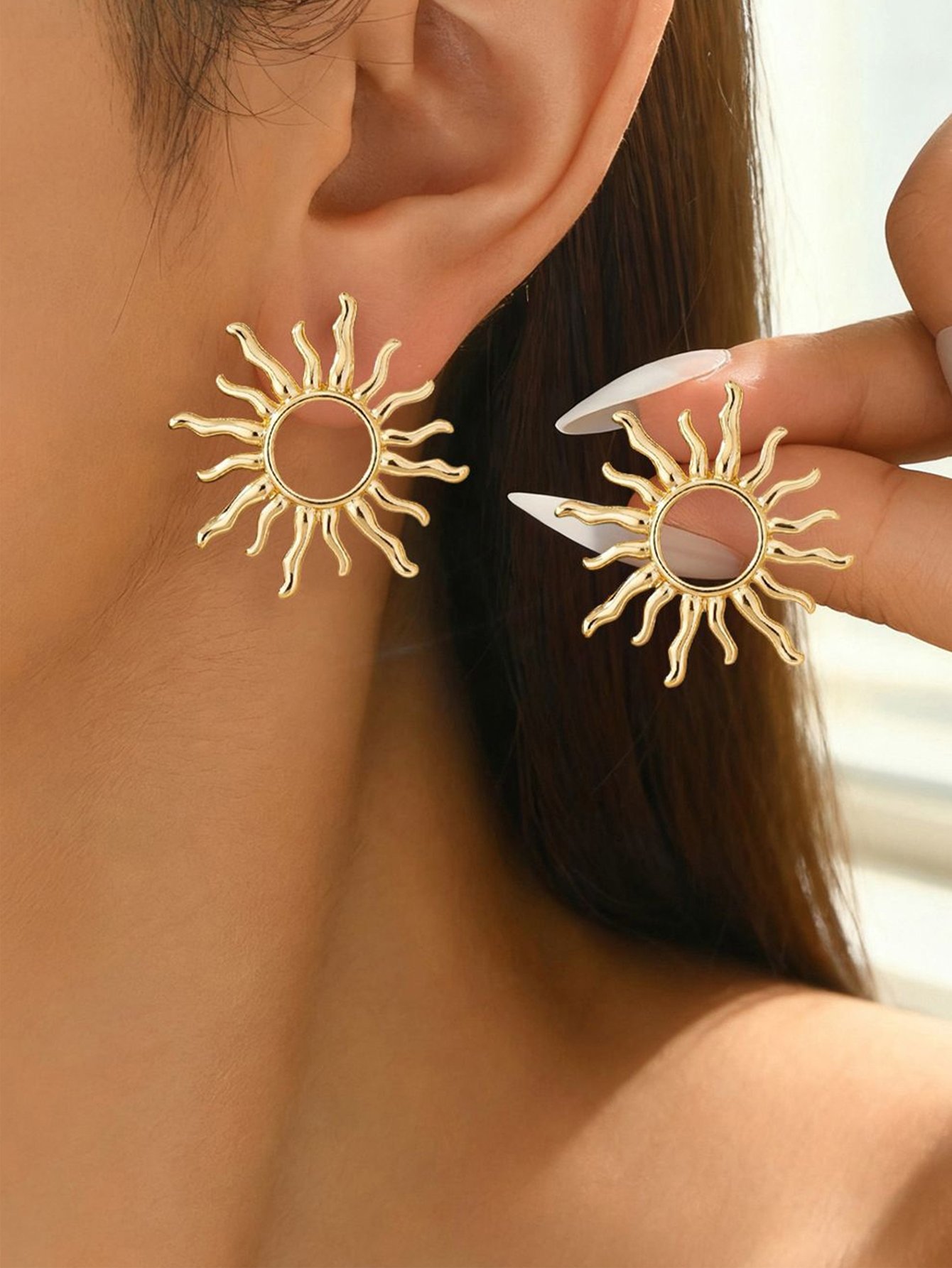Sun Stud Earrings