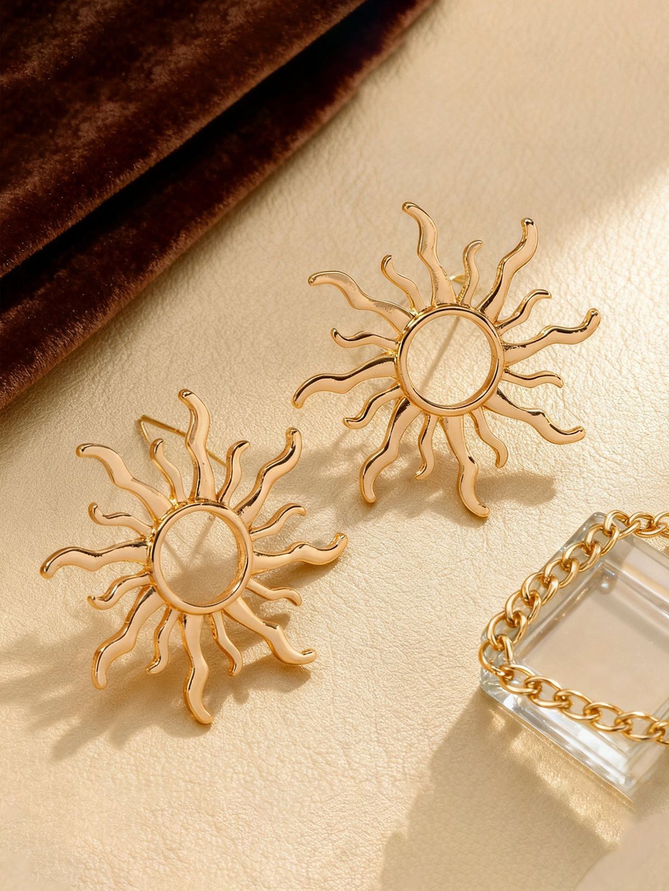 Sun Stud Earrings