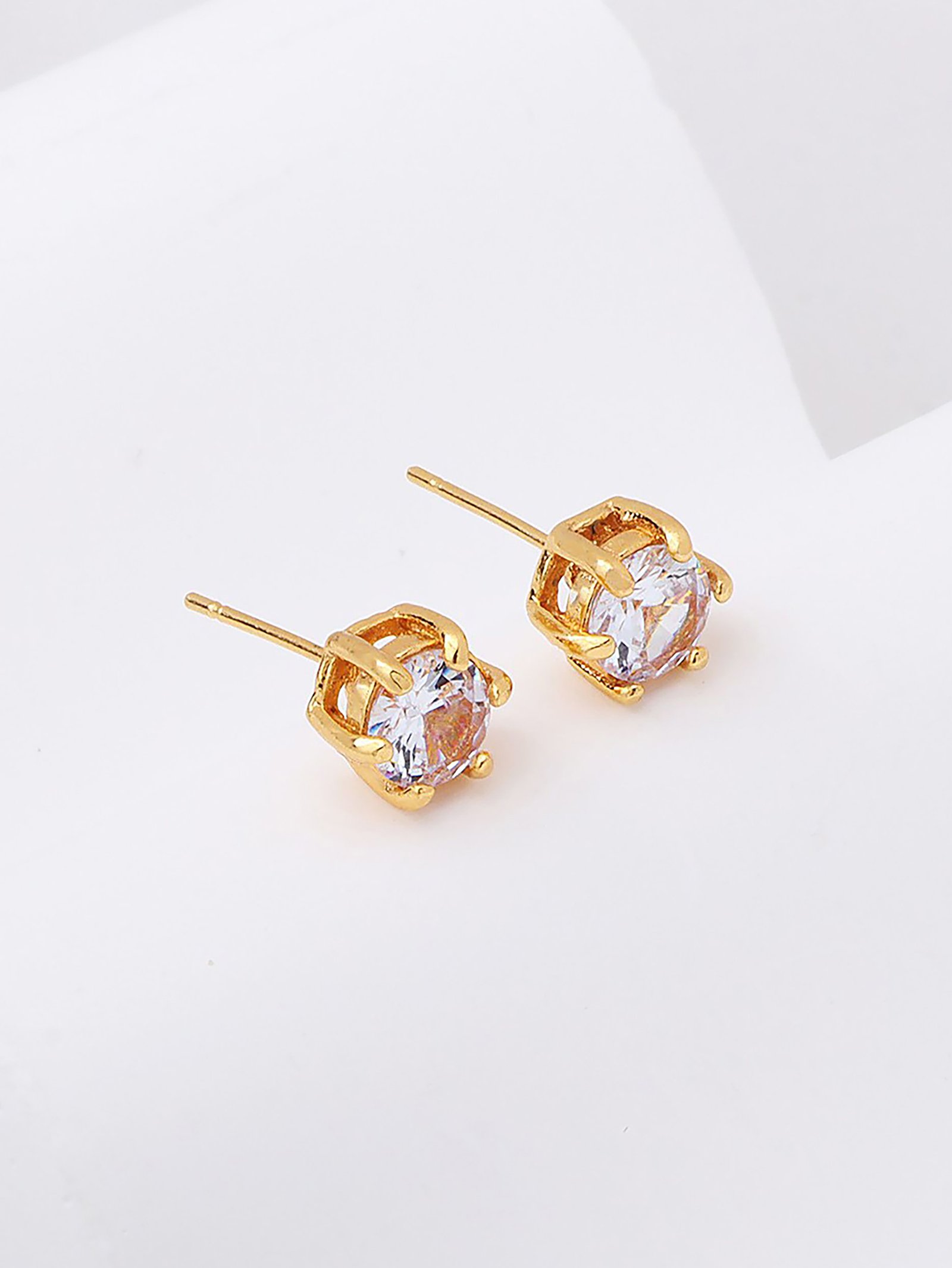 Gold Plated Zirconia Jewelry Set