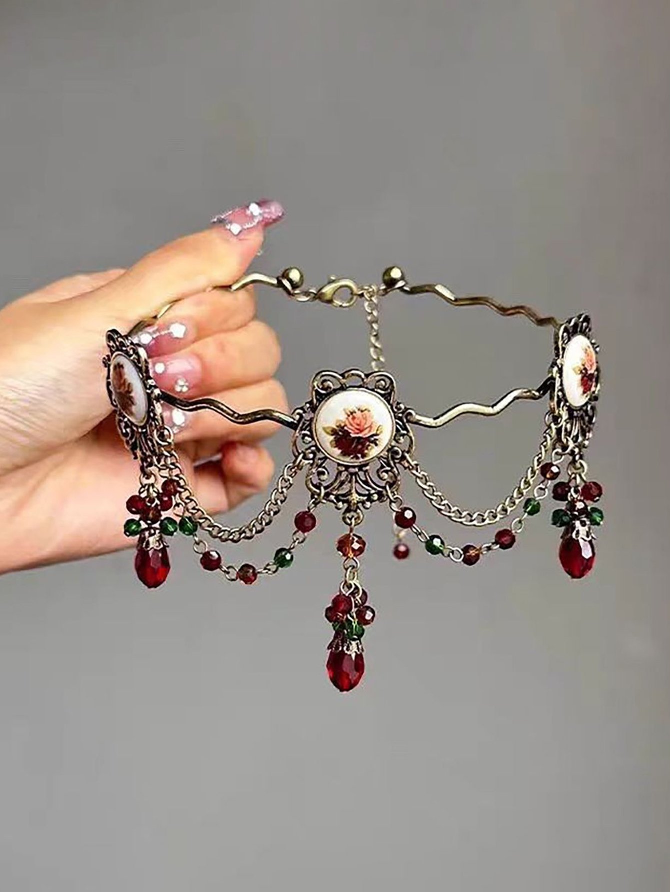Beaded Choker Necklace