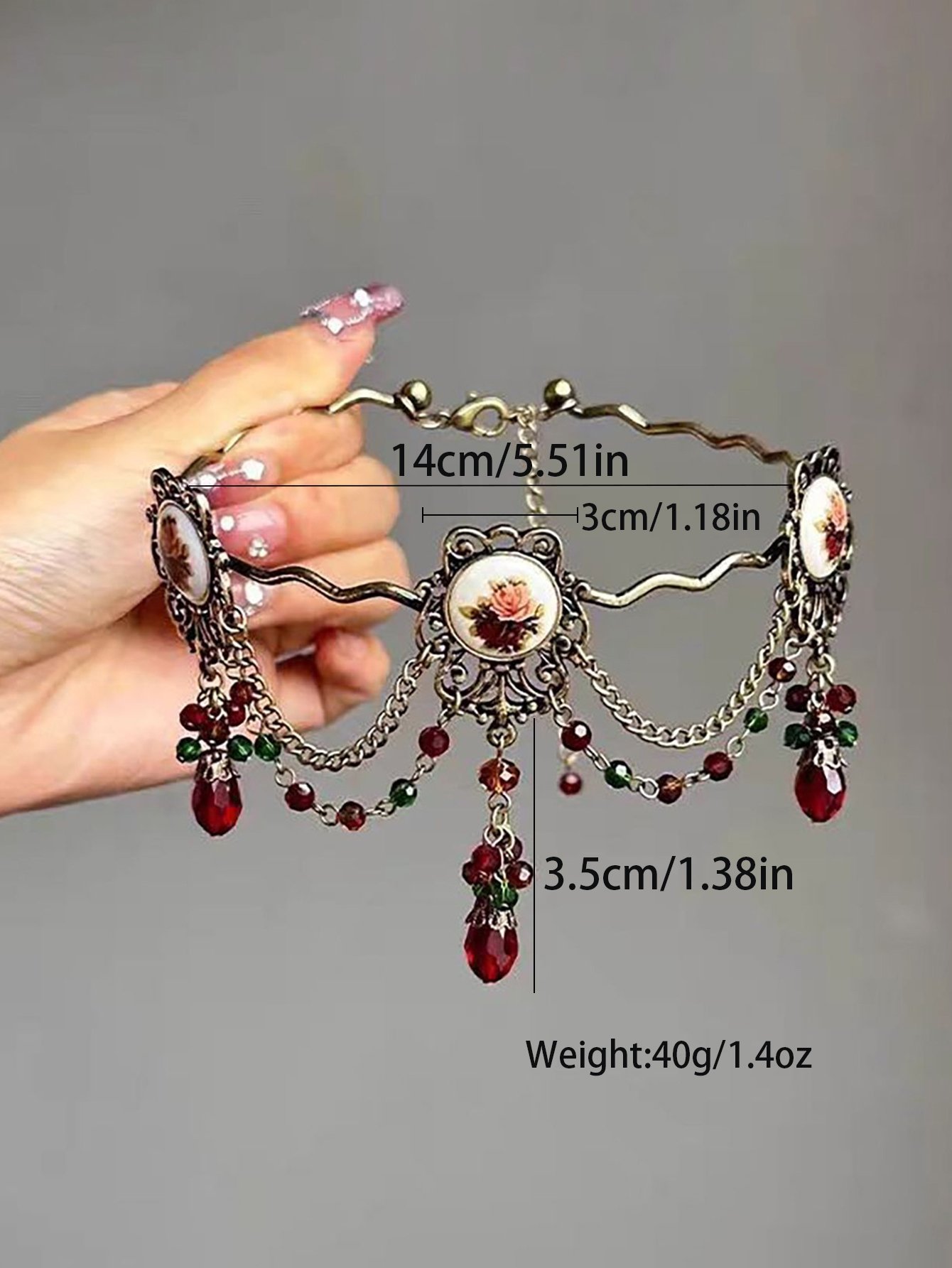 Beaded Choker Necklace