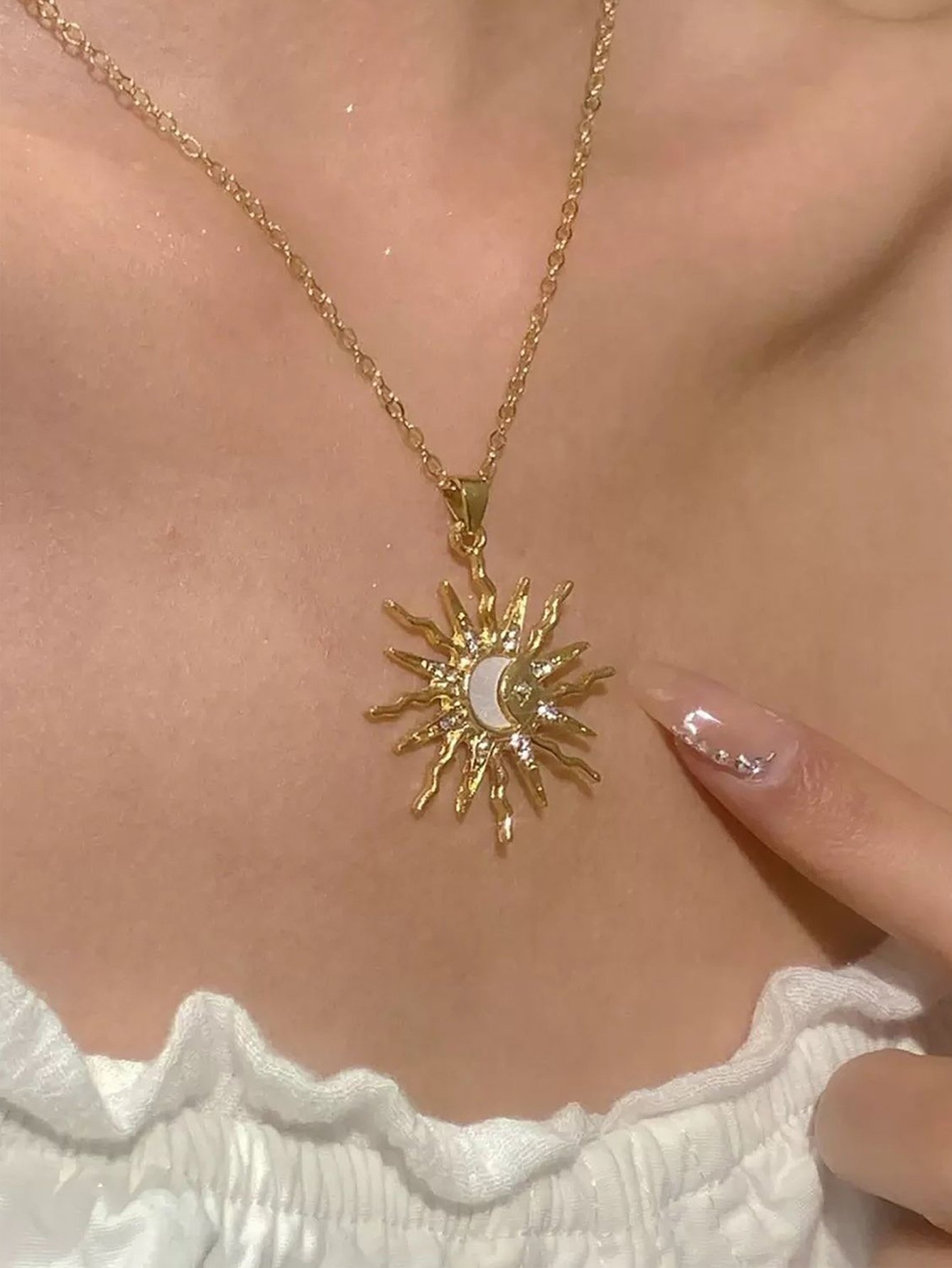 Sun Pendant Necklace